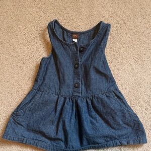 Tea Collection Blue Denim Kids Casual Dress